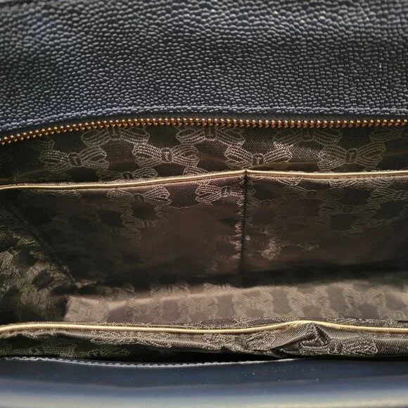 NWT Ted Baker 'Demmiee' Tote in Navy with Makeup Bag – Elegant Bow Detail - Picture 9 of 9